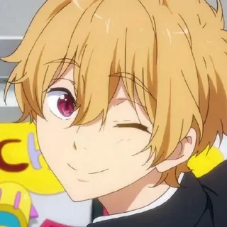 😉 emoji Вольный стиль @anime_sticks Telegram sticker 19 of 20