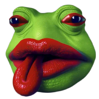 😛 emoji Neural pepe Telegram sticker 24 of 46