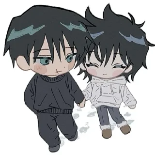 👄 emoji Toji(⁠｡⁠･⁠ω⁠･⁠｡⁠)⁠ﾉ⁠♡ Telegram sticker 16 of 35