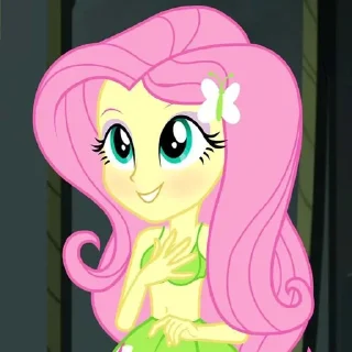 🌟 emoji Fluttershy  Telegram sticker 17 of 25