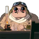 😳 emoji Ghibli Telegram sticker 8 of 20