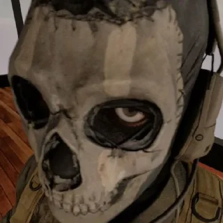 🤔 emoji Ghost modern warfare Telegram sticker 11 of 11