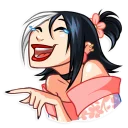 Sticker from Modern Geisha