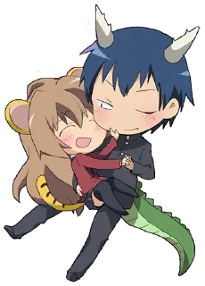 😊 emoji ToraDora-2 by @Juliette_stickers Telegram sticker 23 of 66