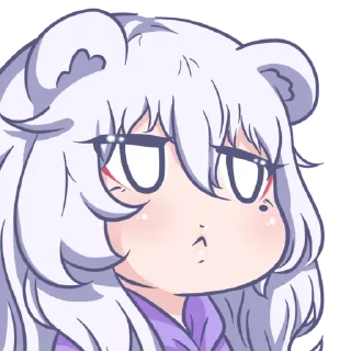 😑 emoji Umi💜 Telegram sticker 15 of 52