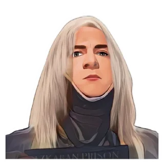 🌟 emoji @stickers_HarryPotter Малфой с Telegram sticker 21 of 32