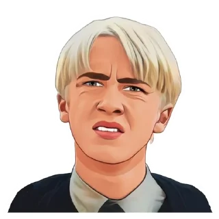 🌟 emoji @stickers_HarryPotter Малфой с Telegram sticker 7 of 32