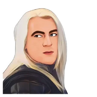 🌟 emoji @stickers_HarryPotter Малфой с Telegram sticker 19 of 32