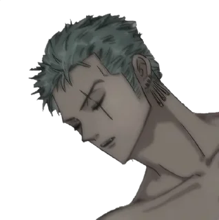 😴 emoji ⚔️<>{*•*Zoro*•*}<>⚔️ @One_6Piece Telegram sticker 11 of 120