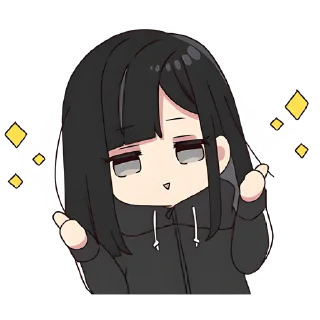 👍 emoji Юрудура-тян (B) @Nyasticks Telegram sticker 8 of 25