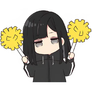 👊 emoji Юрудура-тян (B) @Nyasticks Telegram sticker 5 of 25
