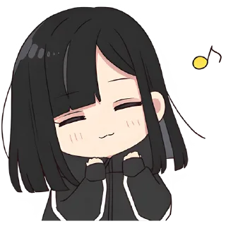 ☺️ emoji Юрудура-тян (B) @Nyasticks Telegram sticker 14 of 25