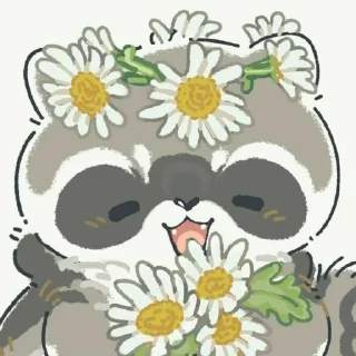 🦝 emoji Енотик Telegram sticker 17 of 120