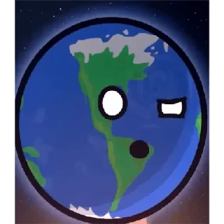 🌏 emoji Earth Telegram sticker 16 of 82