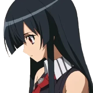 😔 emoji Akame | アカメ Telegram sticker 5 of 68