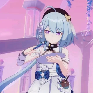 😌 emoji Griseo • Honkai impact 3rd Telegram sticker 14 of 54