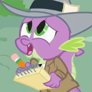 Sticker from Spike | @MLPstick