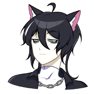 🧐 emoji Рен @nyasticks Telegram sticker 22 of 49
