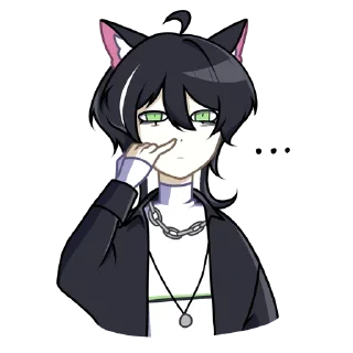 😶 emoji Рен @nyasticks Telegram sticker 17 of 49
