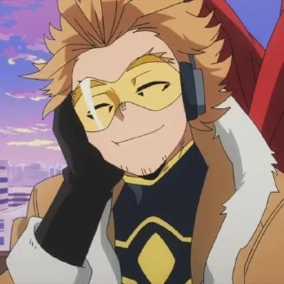 🦅 emoji Mirko & Hawks BNHA Telegram sticker 22 of 64
