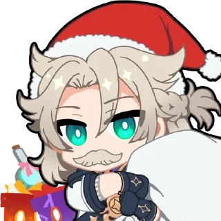 ⭐ emoji Albedo ≈ @wujsed Telegram sticker 5 of 59