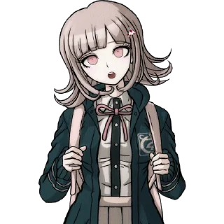 😯 emoji Chiaki Nanami Telegram sticker 8 of 21