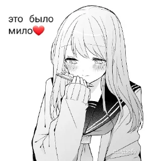 Sticker from Наш канал: @anime_fotoq