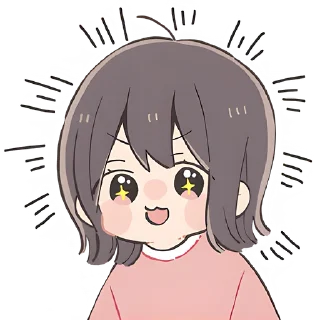 😍 emoji Анимешная девочка @Nyasticks Telegram sticker 20 of 41