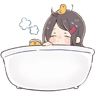 🥰 emoji Анимешная девочка @Nyasticks Telegram sticker 17 of 41