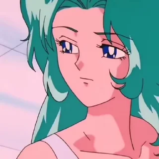 😔 emoji Sailor Neptune @slayystick Telegram sticker 19 of 28