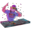 🎉 emoji Top Dog Telegram sticker 20 of 31