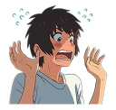 😳 emoji Kimi no Na wa Telegram sticker 6 of 40