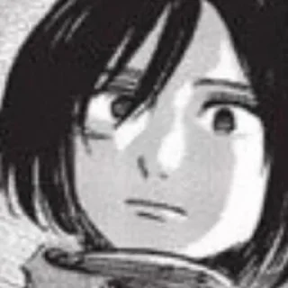 ❄️ emoji Mikasa Ackerman Telegram sticker 20 of 24
