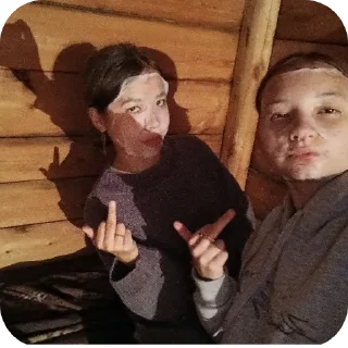 ✋ emoji лилька и янка Telegram sticker 19 of 30