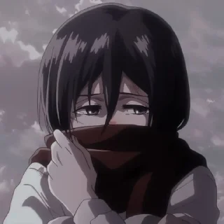 🥀 emoji Mikasa🥀 Telegram sticker 7 of 50