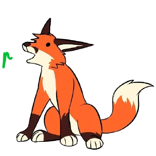 🅱️ emoji Fox Alphabet Telegram sticker 18 of 33