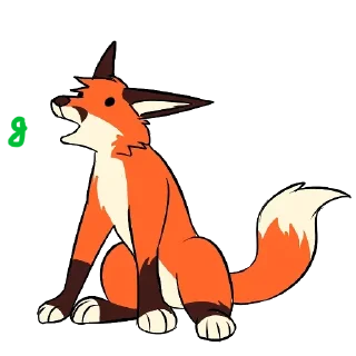 🅱️ emoji Fox Alphabet Telegram sticker 5 of 33