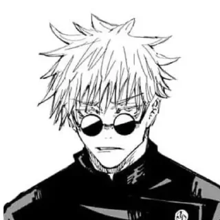😟 emoji gojo satoru Telegram sticker 14 of 20