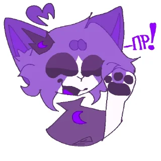 👋 emoji 🖤_PaisXmilk_💜 Telegram sticker 5 of 11