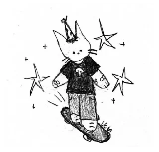Sticker from pls kill me