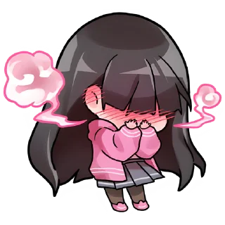 🙊 emoji Крошка тян @Nyasticks Telegram sticker 18 of 41