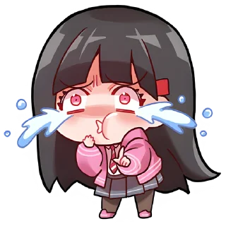 😭 emoji Крошка тян @Nyasticks Telegram sticker 5 of 41