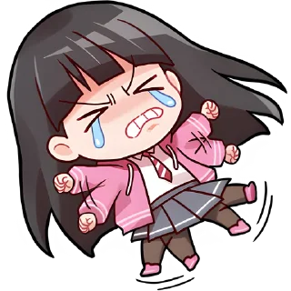 😭 emoji Крошка тян @Nyasticks Telegram sticker 24 of 41