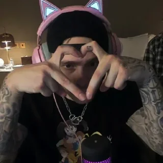 🖤 emoji егор крид пупс Telegram sticker 7 of 32