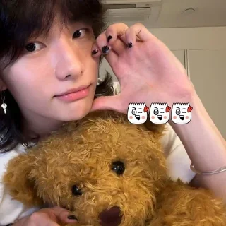 🧄 emoji hyunin @VISIONSTICKS Telegram sticker 11 of 25