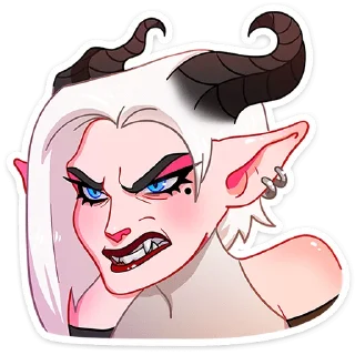 😡 emoji Альматея от @TgSticker Telegram sticker 5 of 49