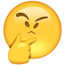 🤔 emoji Hmm Telegram sticker 11 of 49