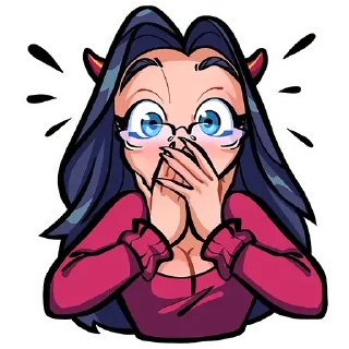 😳 emoji Лилит Telegram sticker 6 of 32