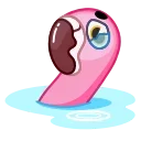 😢 emoji Pool Flamingo Telegram sticker 21 of 27