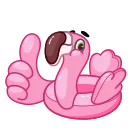 Sticker from Pool Flamingo